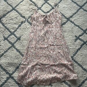 Hippie Rose Pink and White Floral Dress